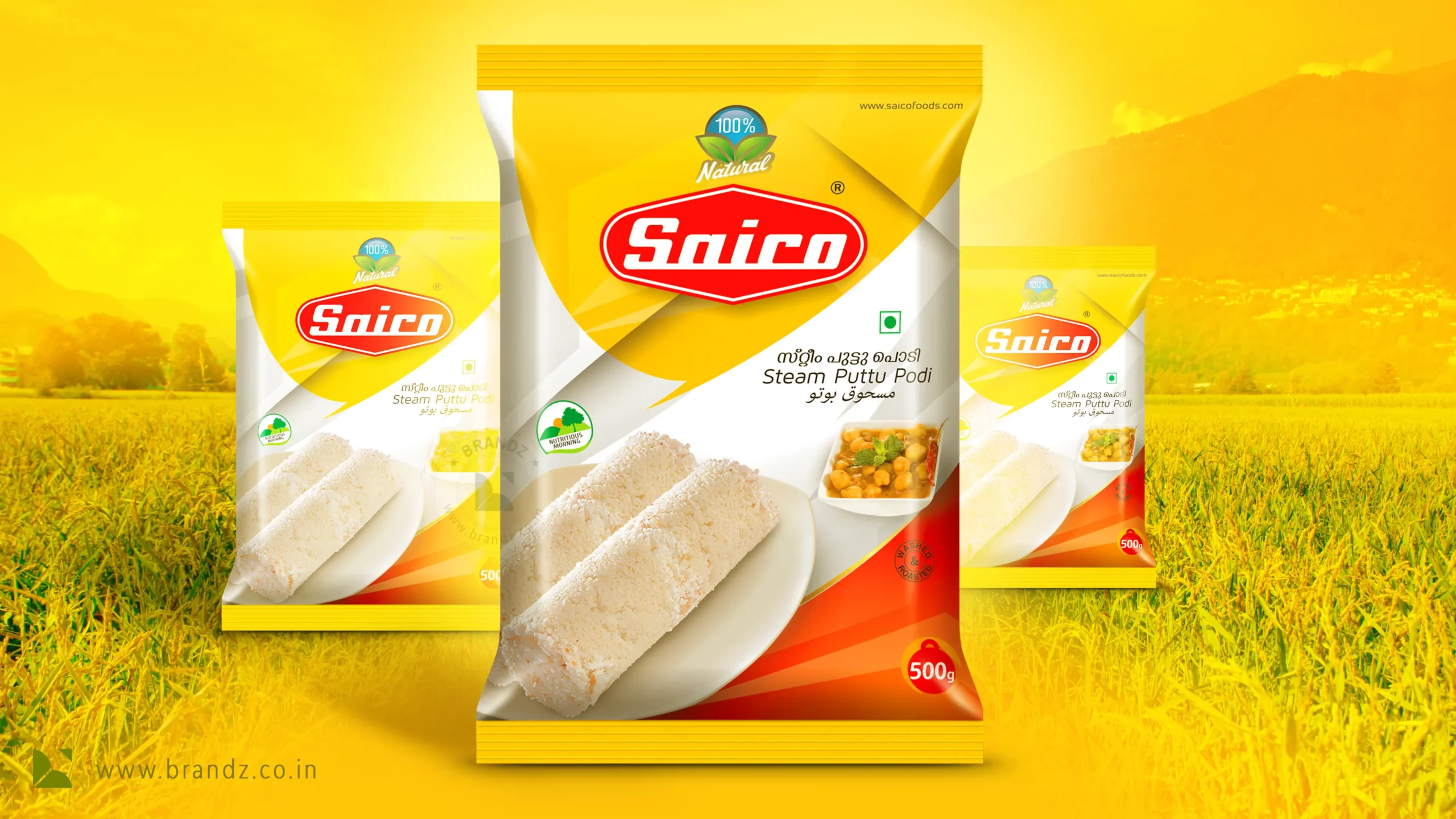 Saico Steam Puttu Podi Pouch
