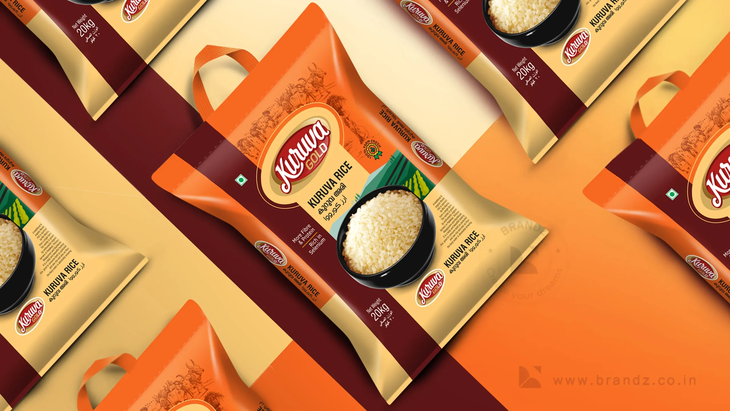 Kurva Gold Kuruva Rice Bag