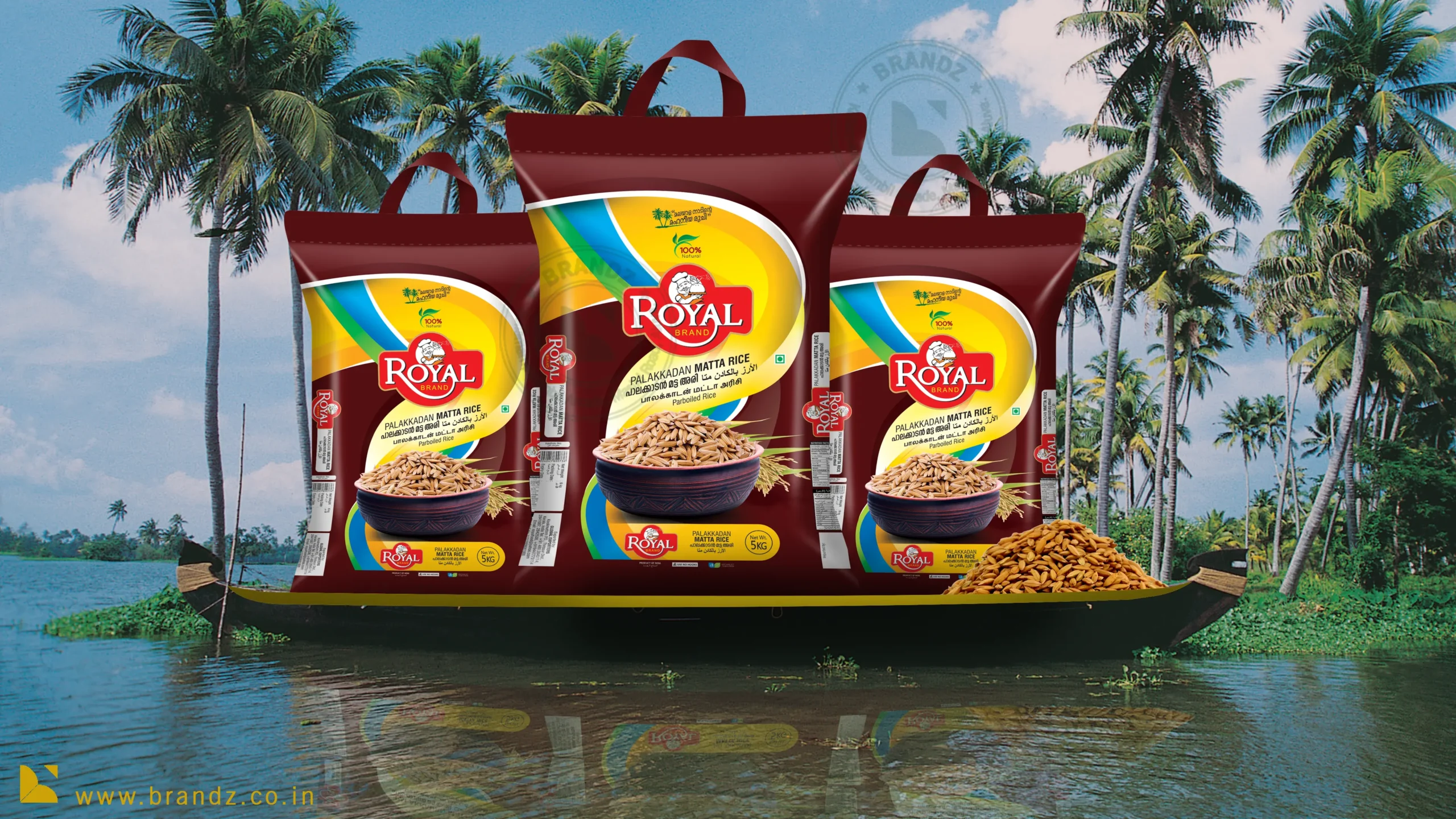 Royal Palakkadan Matta Rice Bag