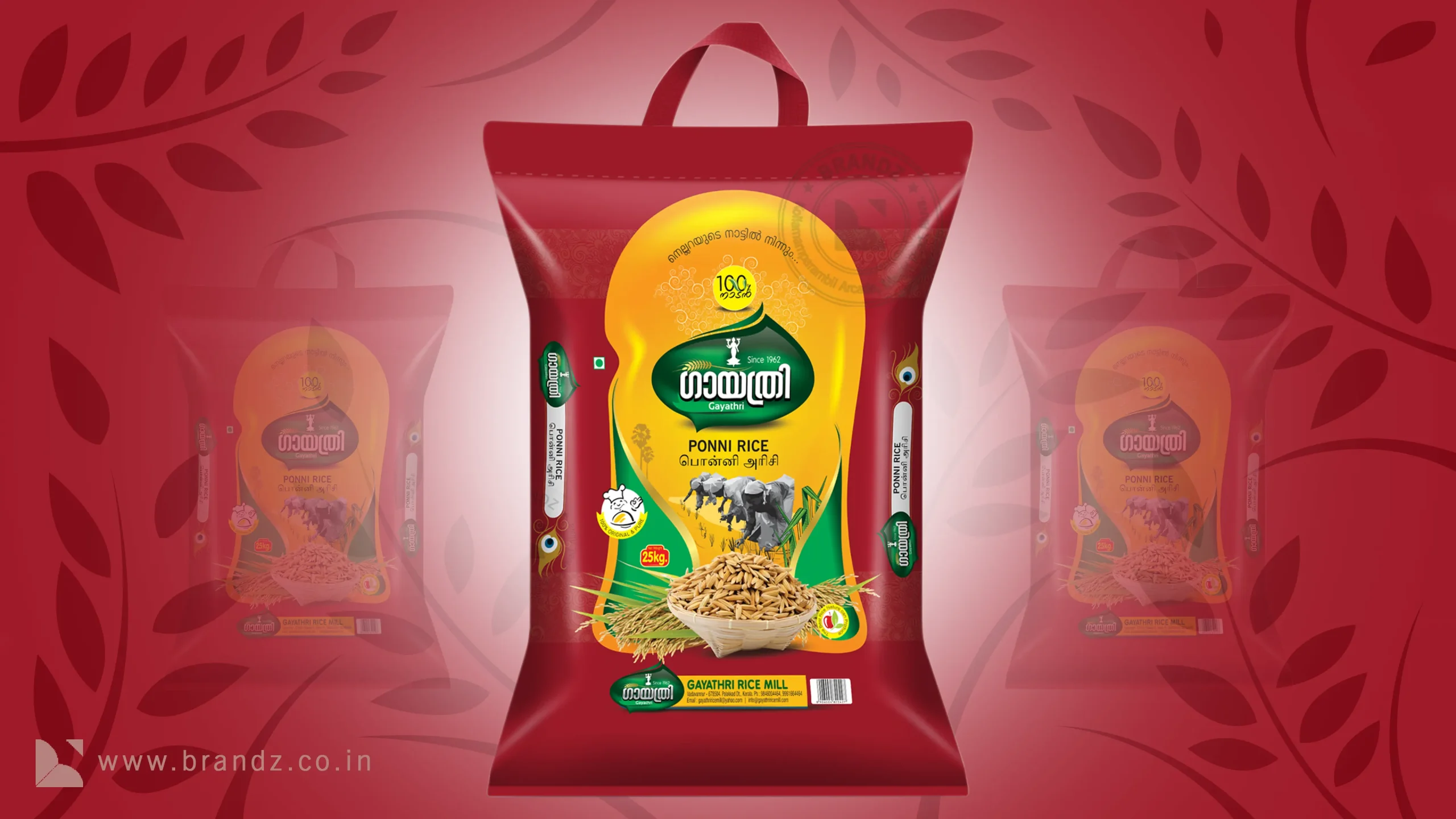 Rice bag package design by Hossein Motevalli - NeoStudio on Dribbble