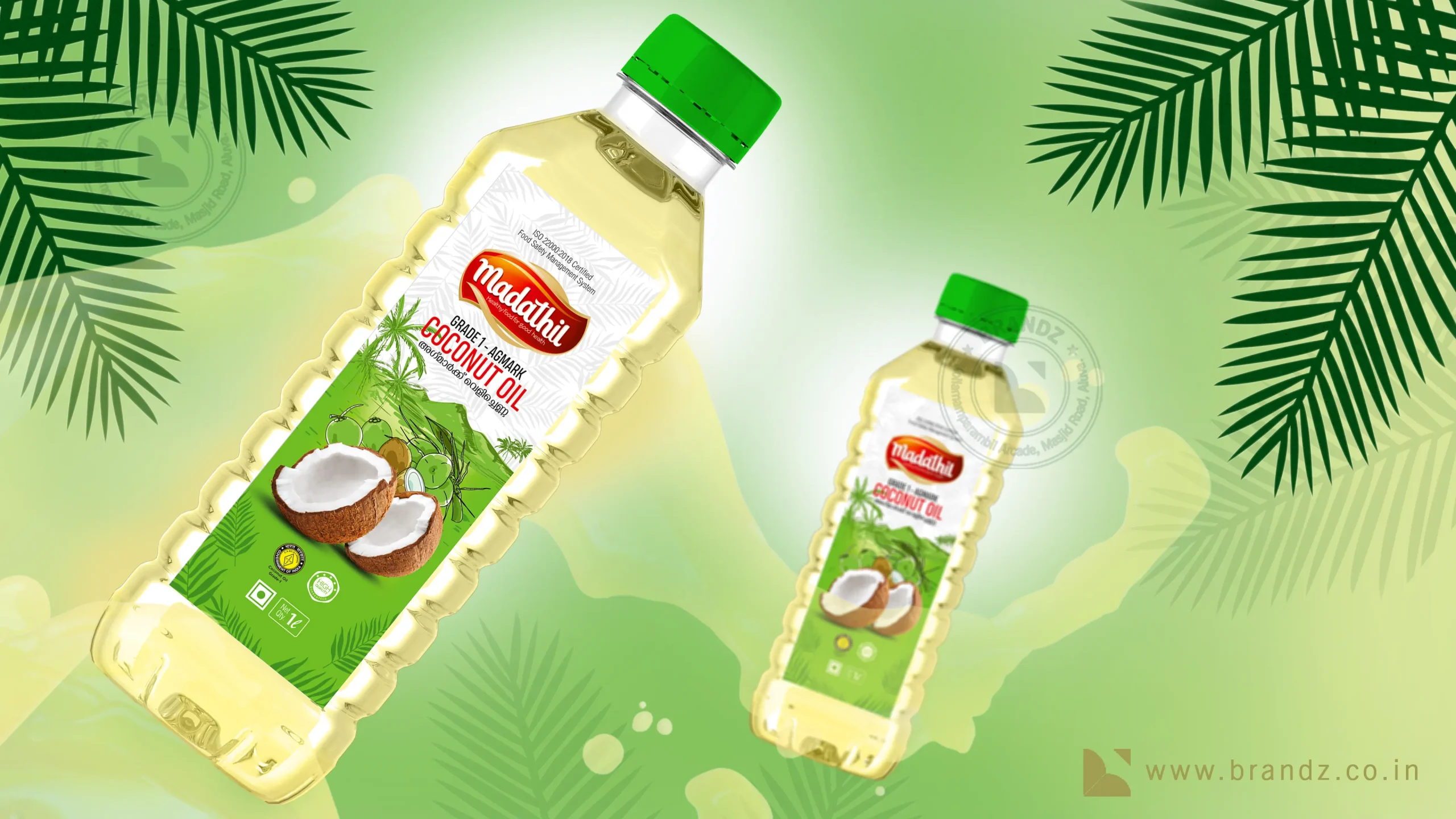 Madathil Coconut Oil Label