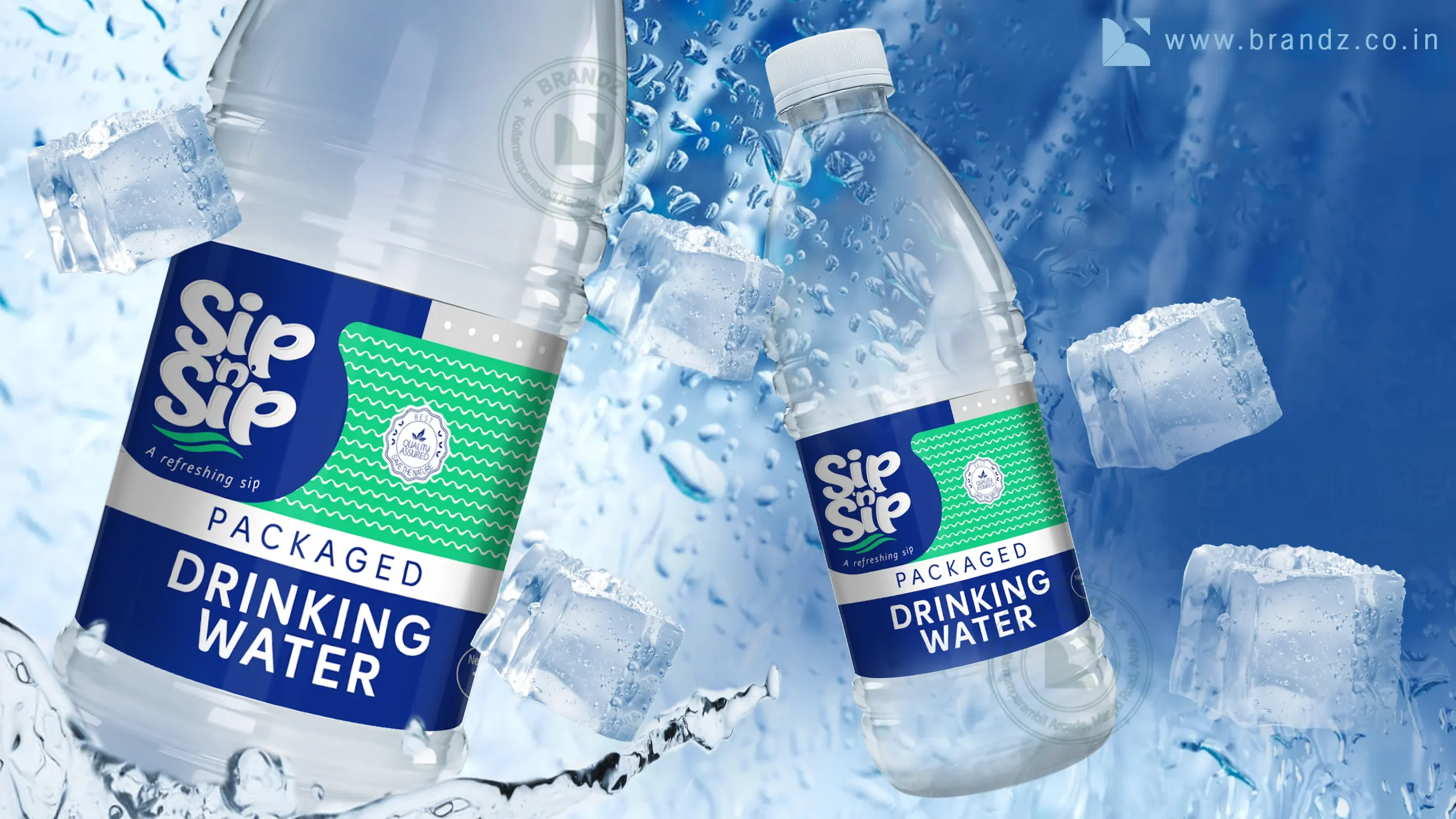 Sip N Sip Drinking Water Label