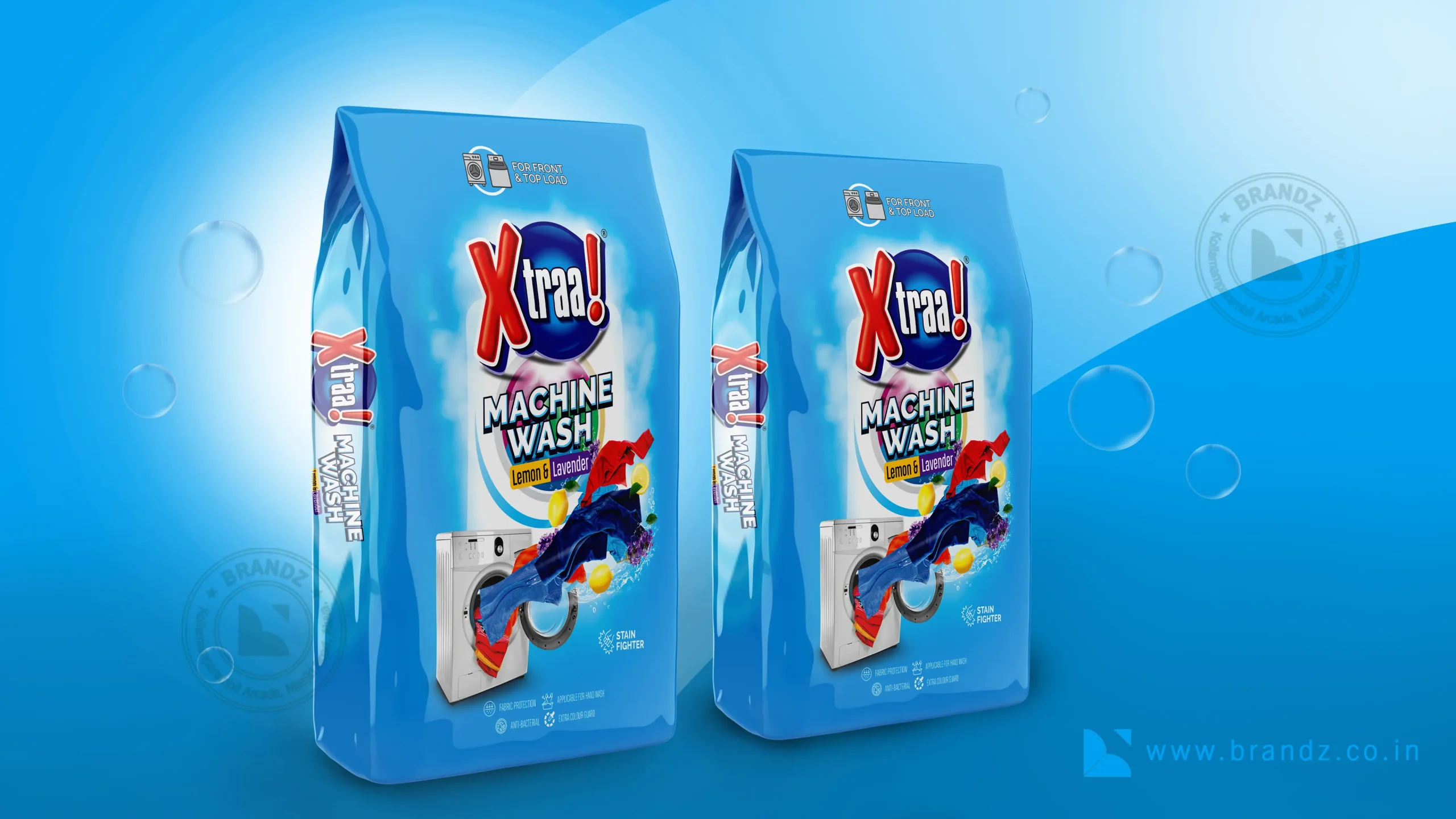 X Traa Machine Wash Powder Pouch