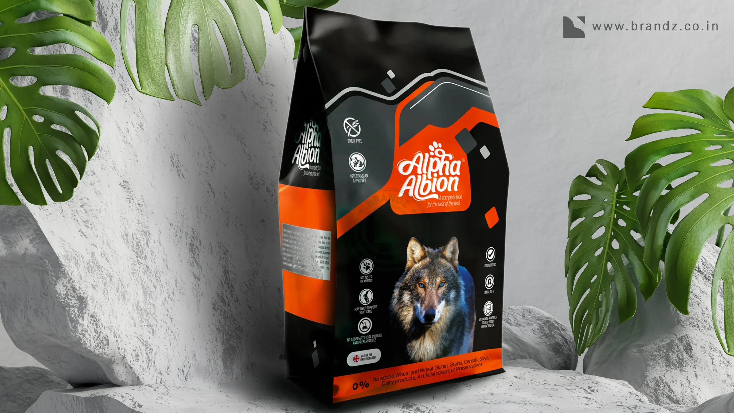 Alpha Albion dog food Pouch