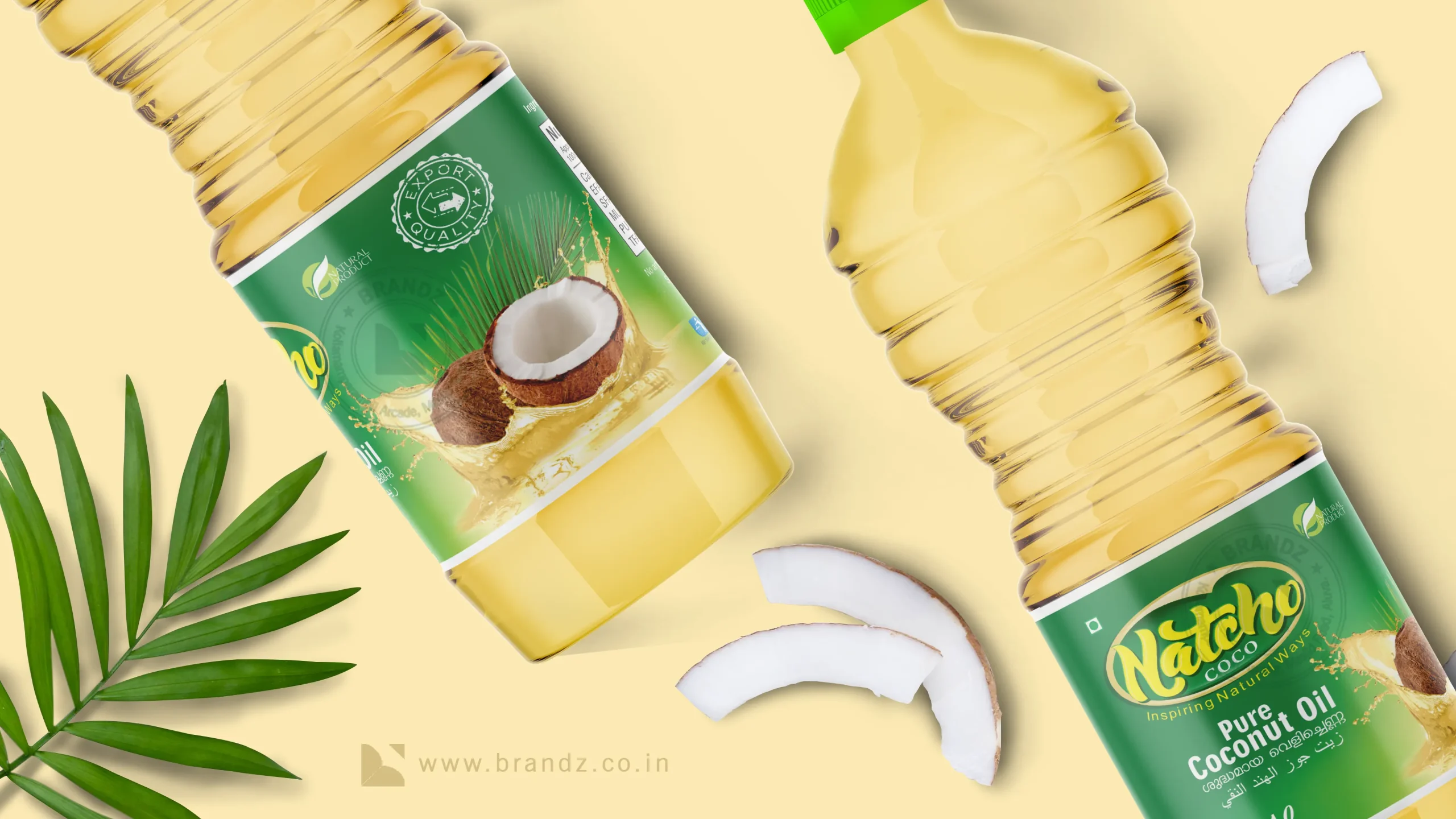 Natcho Coco Coconut Oil Label