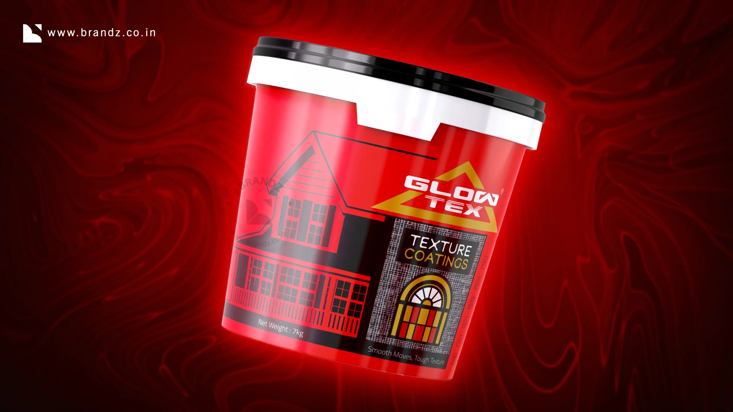 Glow Tex Bucket Label
